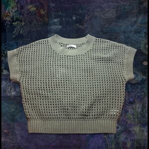 Sonoma Olive Green Knit Sweater Top